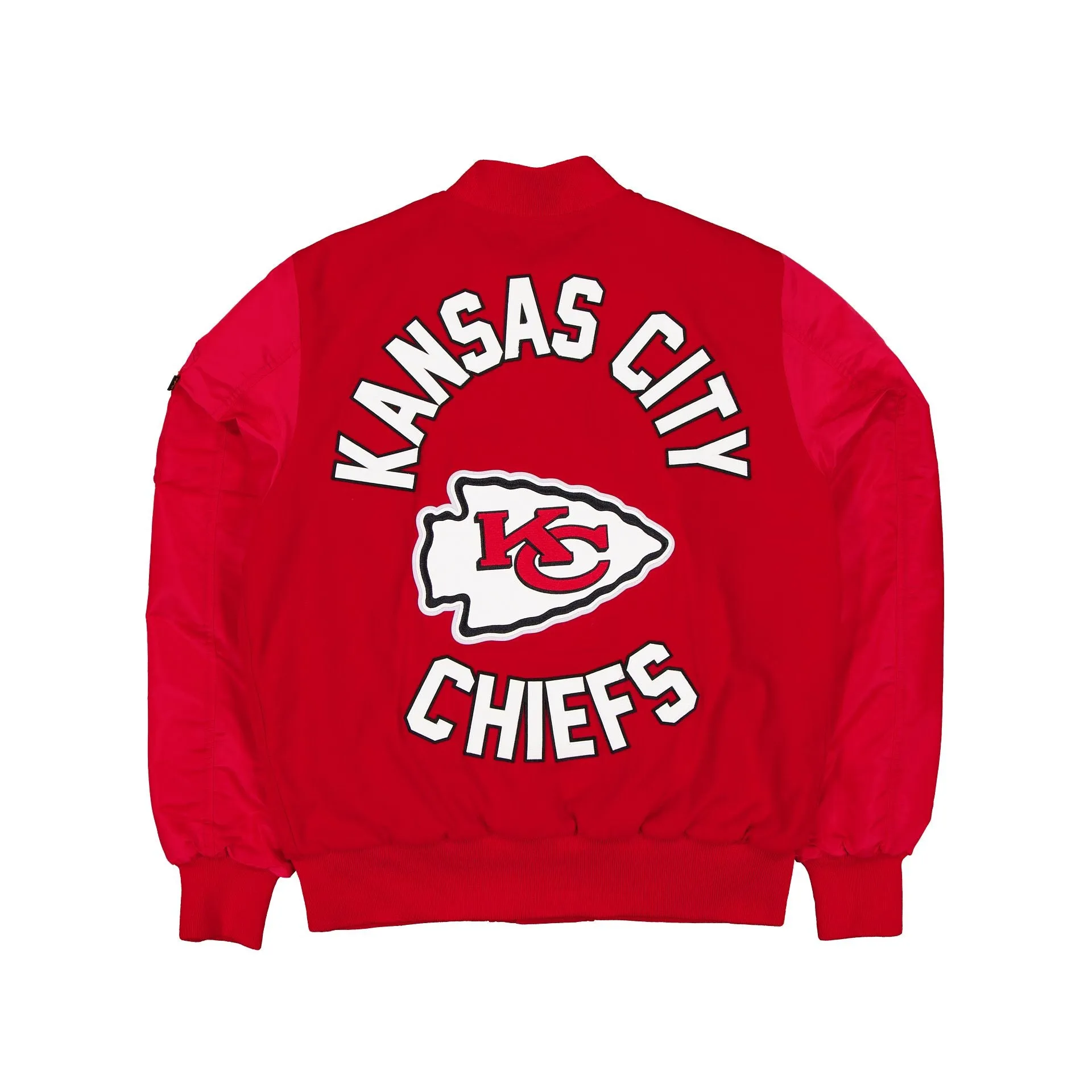 Alpha Industries x Kansas City Chiefs MA-1 Wool Varsity Jacket