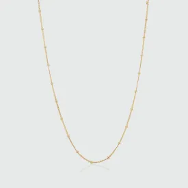 Barbican 9ct Yellow Gold Beaded Chain