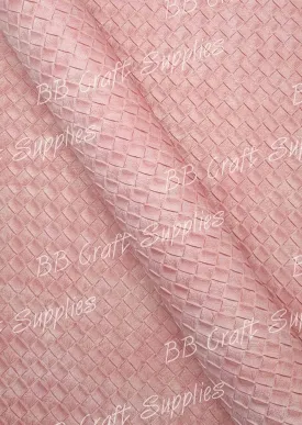 Basket weave Pink