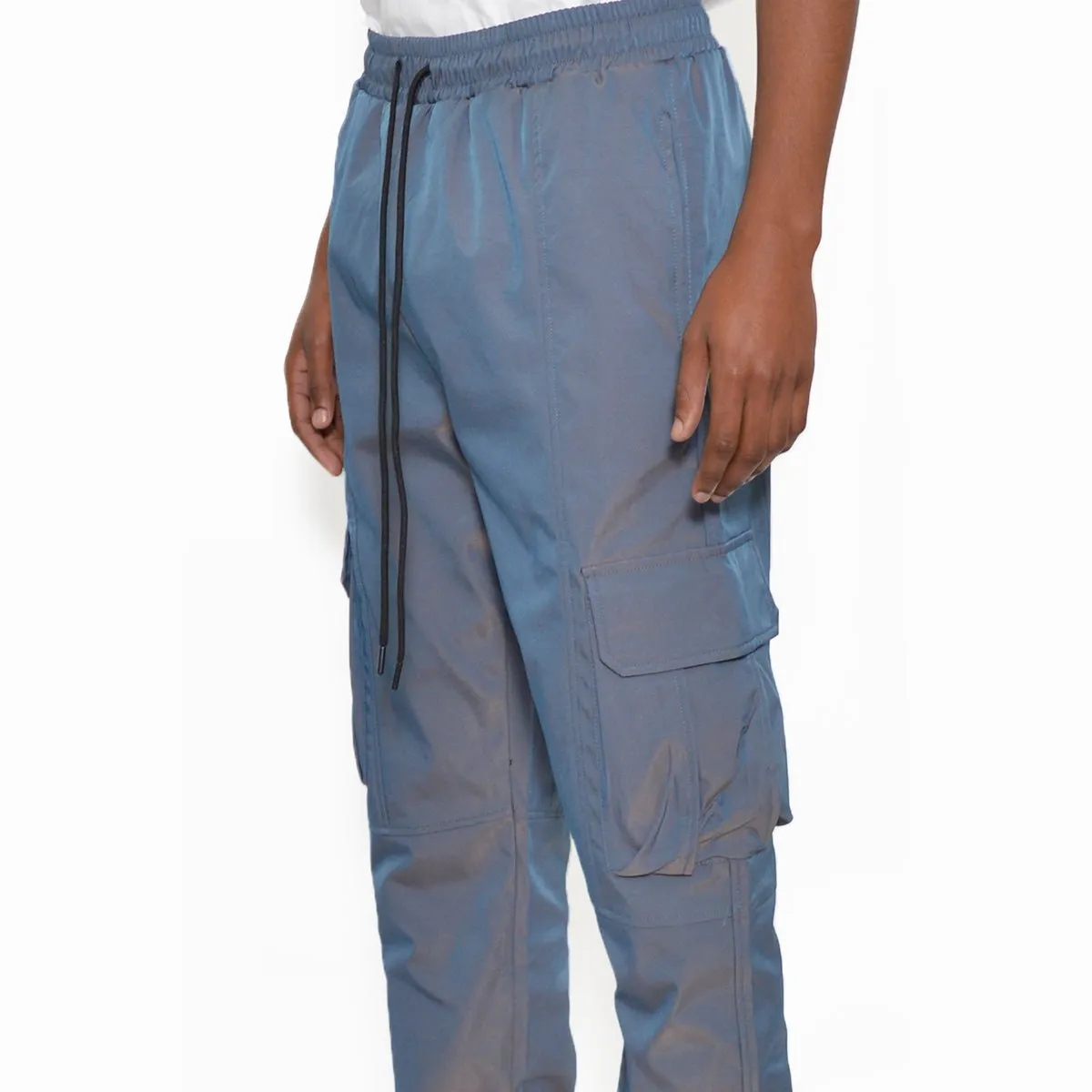 Blue Cargo Utility Joggers