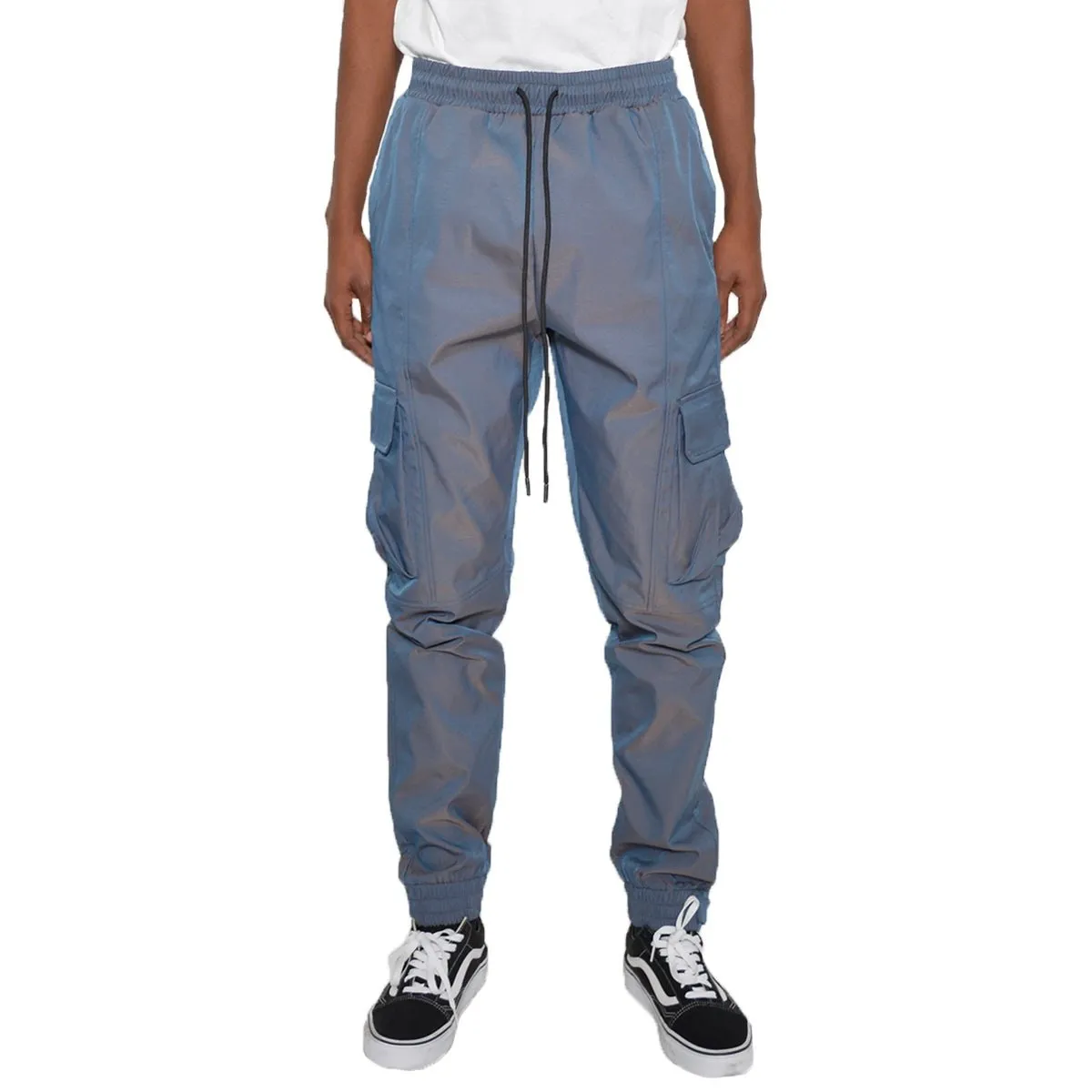 Blue Cargo Utility Joggers