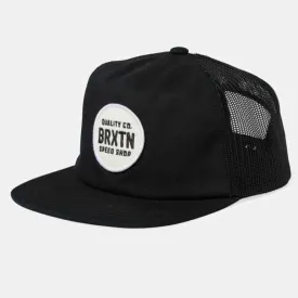 BRIXTON GATEWAY TRUCKER HAT BLACK/BLACK