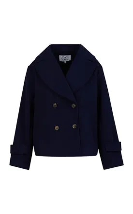 Coster Copenhagen CC Heart Navy Short Coat