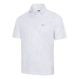 Greg Norman ML75 Mini Shark Print Polo T-Shirt (US Size)