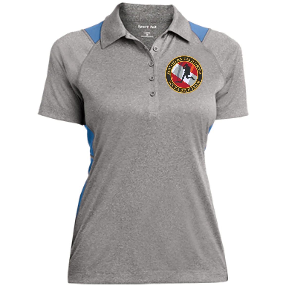 Ladies Heather Moisture Wicking Polo