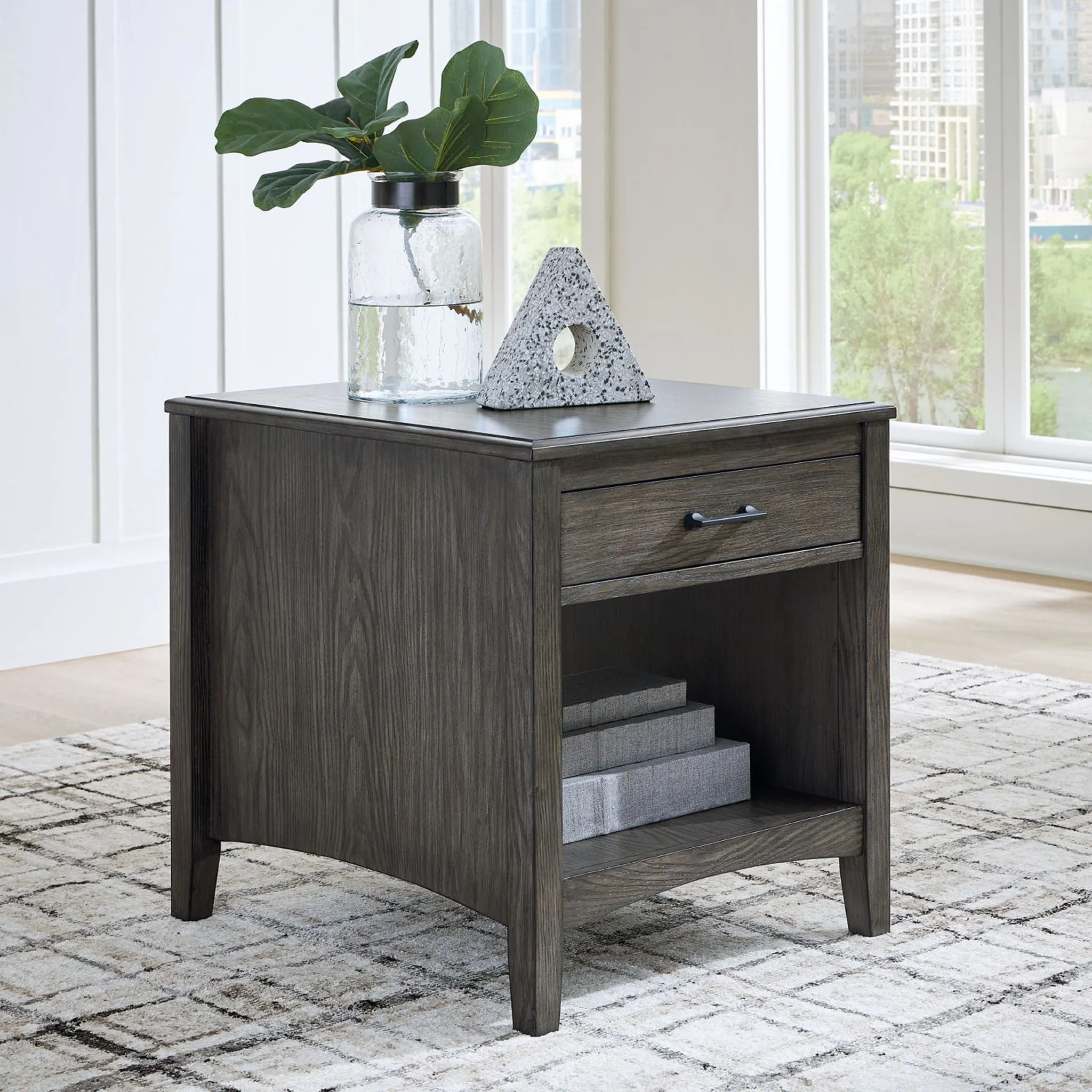 Montillan Rectangle End Table