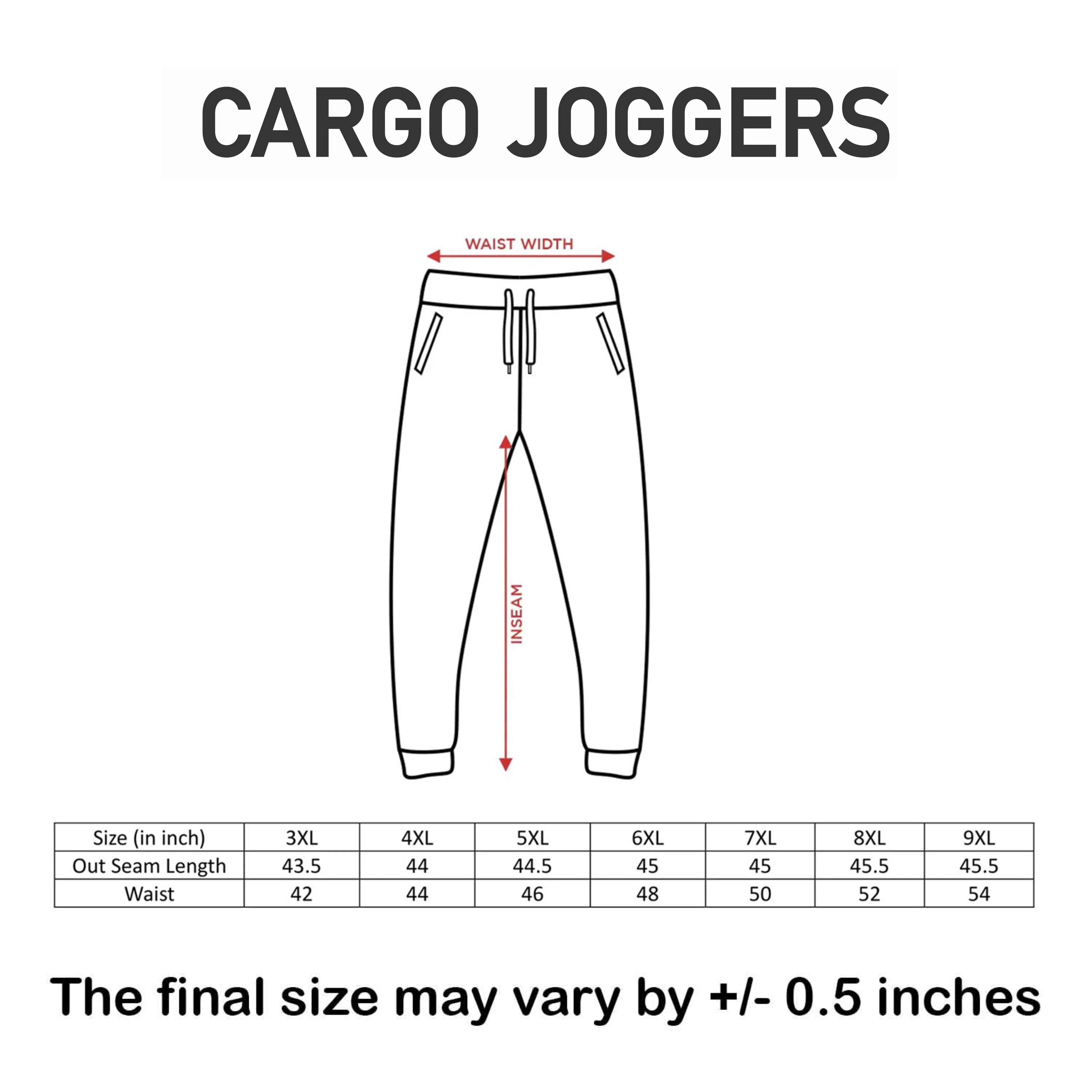 Pack of 3 Cargo Jogger